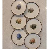 Porland Ortanca 6 Parça Pasta Tabağı 20CM Porselen