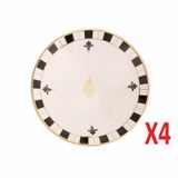 Porland Palms 4'lü 20 cm Çukur Tabak