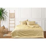 Porland Pamuk Saten Jakarlı Gold Çift Kişilik Nevresim Takımı - 240 x 260 cm