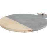 Porland Patna Siyah 43 cm Yuvarlak Sunum Taşı