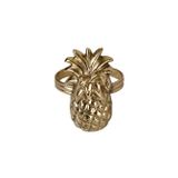 Porland Pineapple Altın Peçete Halkası 12 adet