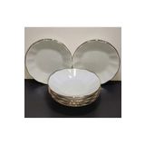Porland PORSELEN 12 CM ALTIN YALDIZ 12'Lİ ÇAY TABAK 86909473921792