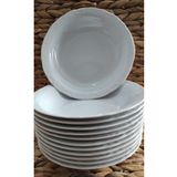 Porland PORSELEN ANADOLU BEYAZI 12 ADET 20 CM (BÜYÜK) ÇUKUR YEMEK TABAK