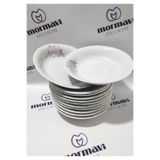 Porland PORSELEN BUKET 12 ADET 16 CM KÜÇÜK ÇUKUR YEMEK TABAK )