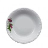 Porland Porselen Lal 20 cm Çukur Tabak