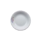 Porland Porselen Melodi Çukur Tabak Çiçek Desenli Küçük Boy Çerezlik 14cm 6lı