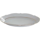 Porland Porselen Queen Altın Yaldız 24 cm Kayık Tabak