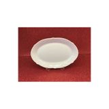Porland Porselen Queen Beyaz 23 Cm 2'li Kayık Tabak Salata Tabağı Meze Tabağı (2 ADET)