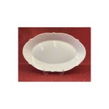 Porland Porselen Queen Beyaz 30 cm Kayık Tabak Salata Tabağı