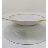 Porland Porselen Safir 12 Adet 19 cm Çukur Yemek Tabak( Yaldız Garantili )