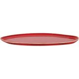 Porland Pure Seasons Kırmızı 27 cm Kayık Tabak