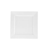 Porland Quadro Beyaz 22x22 cm 6 Adet Düz Tabak