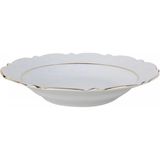 Porland Queen Altın Yaldız Yemek TABAĞI19CM 12LI - 6 Adet