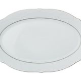 Porland Queen Platin 30 cm 6 Adet Kayık Tabak