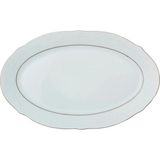 Porland Queen Platin 30 cm Kayık Tabak