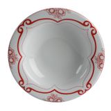 Porland Red Manoir Desen 2 25 cm Çukur Tabak