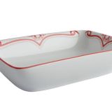 Porland Red Manoir Desen2 11 cm Salata Tabağı
