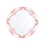 Porland Red Manoir Desen2 22 cm Çukur Tabak