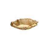 Porland Sandro Altın Rengi 14x32x44 cm 2 Adet Dekoratif Kase