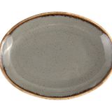 Porland Seasons 31 cm Koyu Gri Kayık Tabak