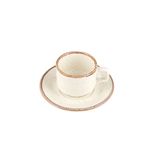 Porland Seasons Bej 190 cc 6 Adet Tabaklı Çay Fincanı