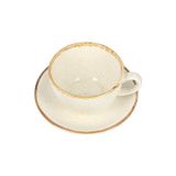 Porland Seasons Bej 370 cc Tabaklı Çay Fincanı