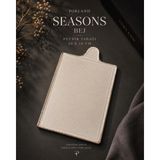 Porland Seasons Bej Peynir Tabağı 29X18 cm Dikdörtgen Sunum Servis Tabağı - 1 Adet
