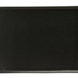 Porland Seasons Gri 35x26 cm Porselen Kahvaltı Tabağı siyah