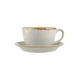 Porland Seasons Gri 370 cc Tabaklı Çay Fincanı