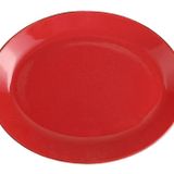 Porland Seasons Kırmızı 36 CM Kayık Tabak