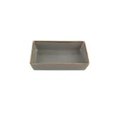 Porland Seasons Koyu Gri 8x14 cm 3 Adet Kahvaltı&Meze Tabağı