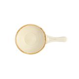 Porland Seasons Sarı 14 cm Saplı Sunum Kasesi