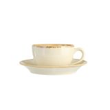 Porland Seasons Sarı 250 cc 6 Adet Tabaklı Çay Fincanı