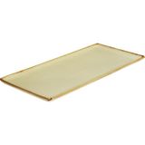 Porland Seasons Sarı 35x16 cm Porselen Baton Pasta Tabağı