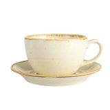 Porland Seasons Sarı 370 cc Tabaklı Çay Fincanı