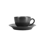Porland Seasons Siyah Tabaklı 250 cc Çay Fincanı
