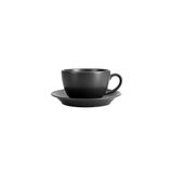Porland Seasons Siyah Tabaklı 370 cc Çay Fincanı