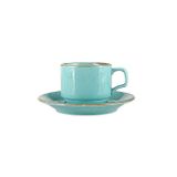 Porland Seasons Turkuaz 190 cc Tabaklı Çay Fincanı