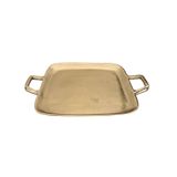 Porland Sono 38x29x3.5 cm Altın Dekoratif Tepsi