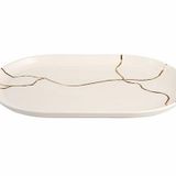 Porland Spirits Altın Yaldız 32 cm Kayık Tabak