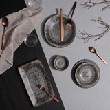 Porland Stoneware İris 11 Parça 4 Kişilik Kahvaltı Takımı