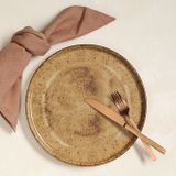 Porland Stoneware Natura 16 cm 4 Adet Düz Tabak