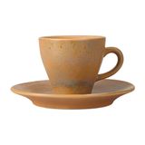 Porland Stoneware Savanna 75 cc Tabaklı Kahve Fincanı
