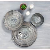 Porland Stoneware Vintage 12 Parça 4 Kişilik Yemek Takımı