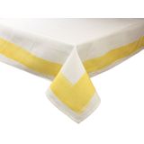 Porland Stripe Yellow Pamuk 140x250 cm Masa Örtüsü