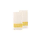 Porland Stripe Yellow Pamuk 2'li 40x40 cm Peçete