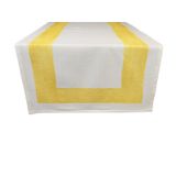 Porland Stripe Yellow Pamuk 50x150 cm Runner