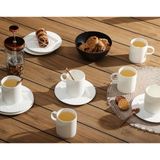 Porland Superior Bone Porcelain Elix 6 Kişilik 200 cc Çay Fincan Takımı