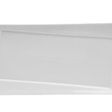 Porland Twist Beyaz 33 cm Kayık Tabak