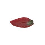 Porland Üzüm Bordo Yeşil 16 cm Cam Çerezlik